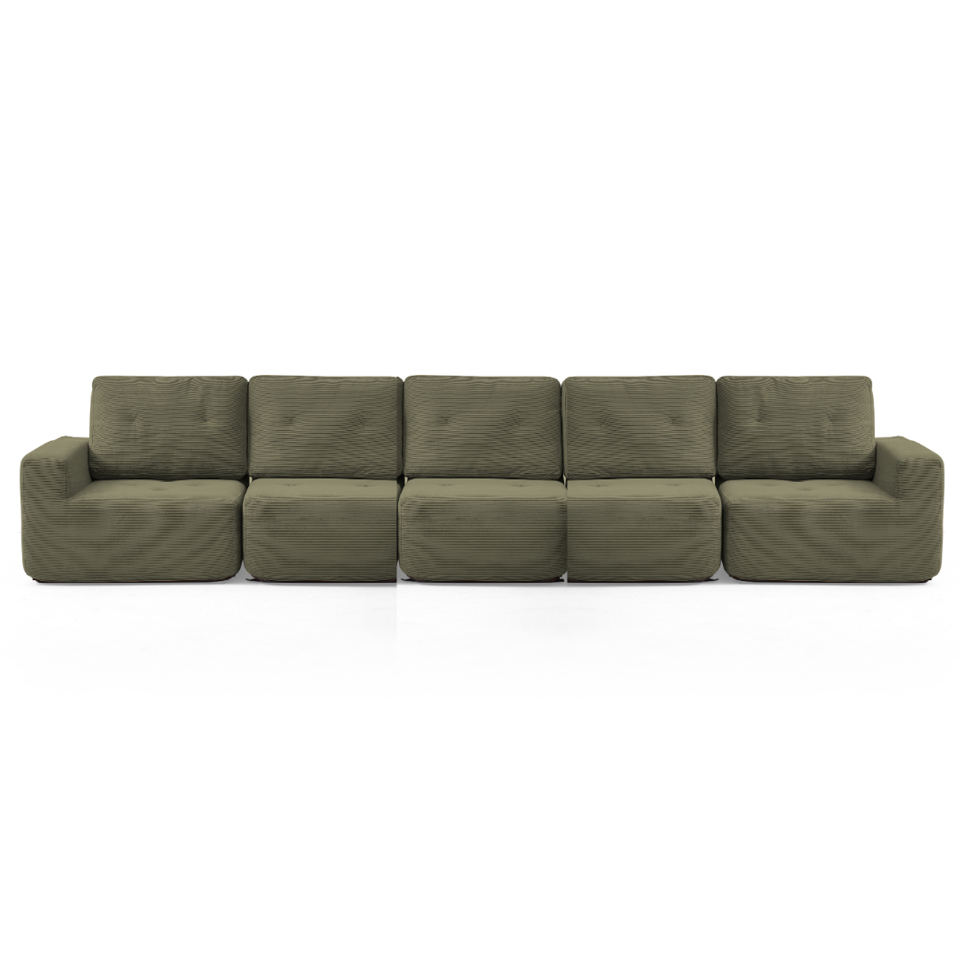 411 Squaricle 5-Seater Sofa
