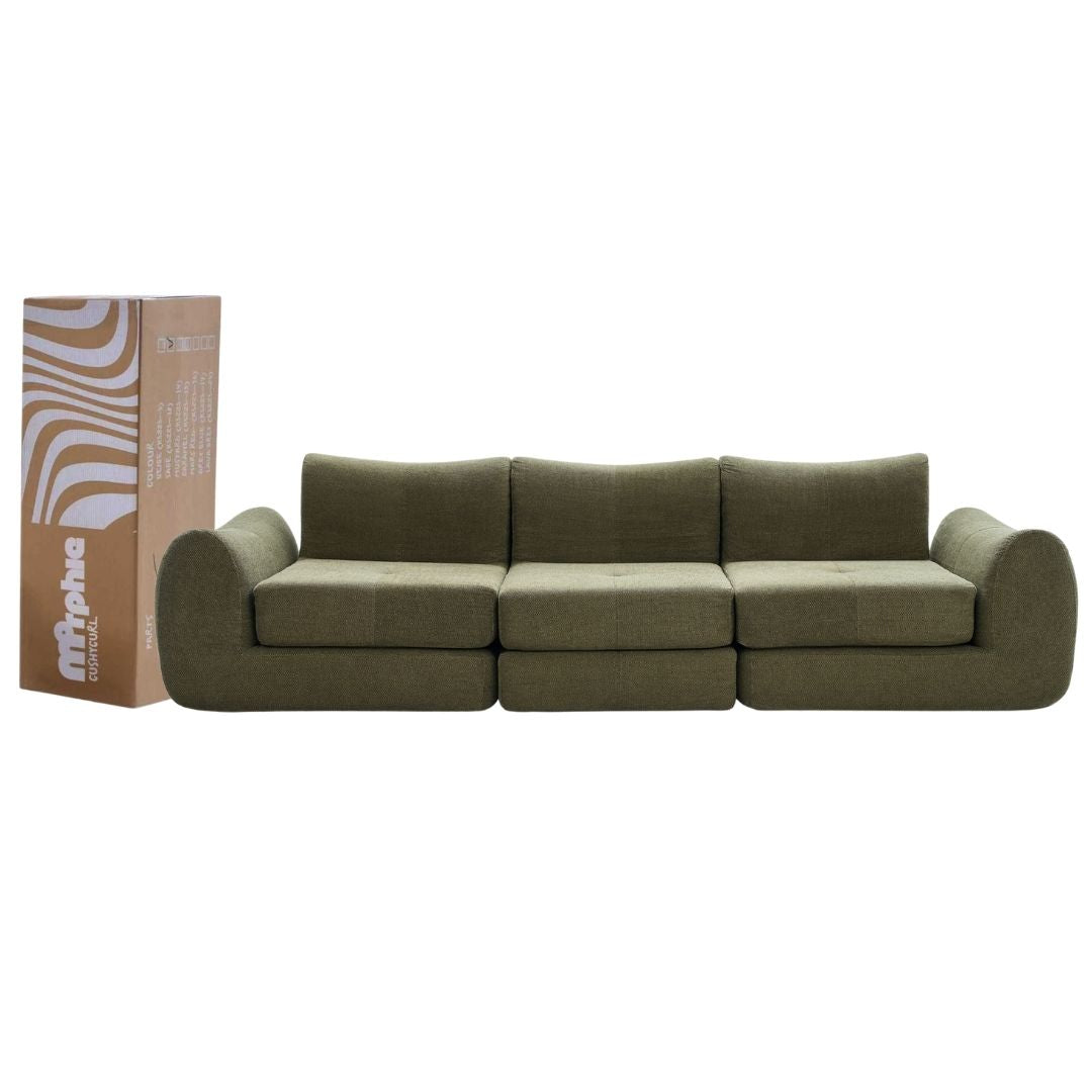 morphie CushyCurl 3-Seater Sofabed
