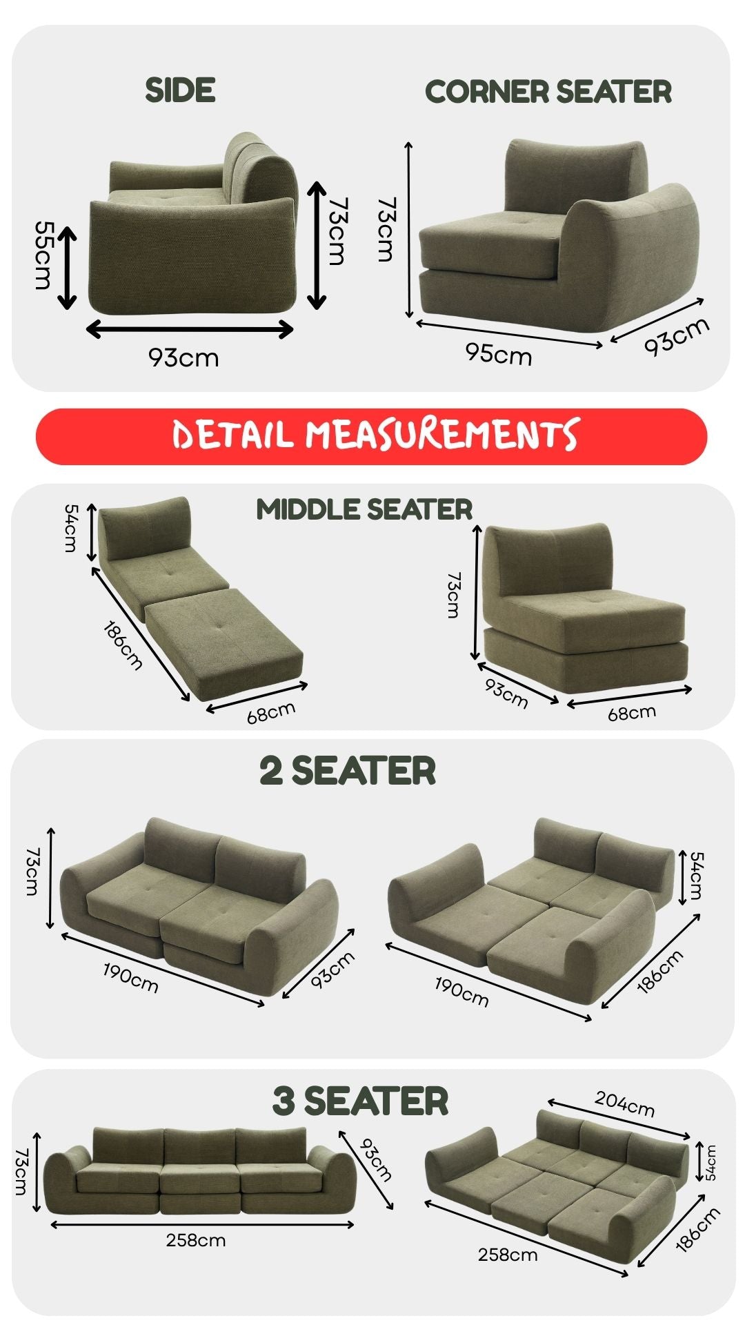 336 CushyCurl Corner Seater