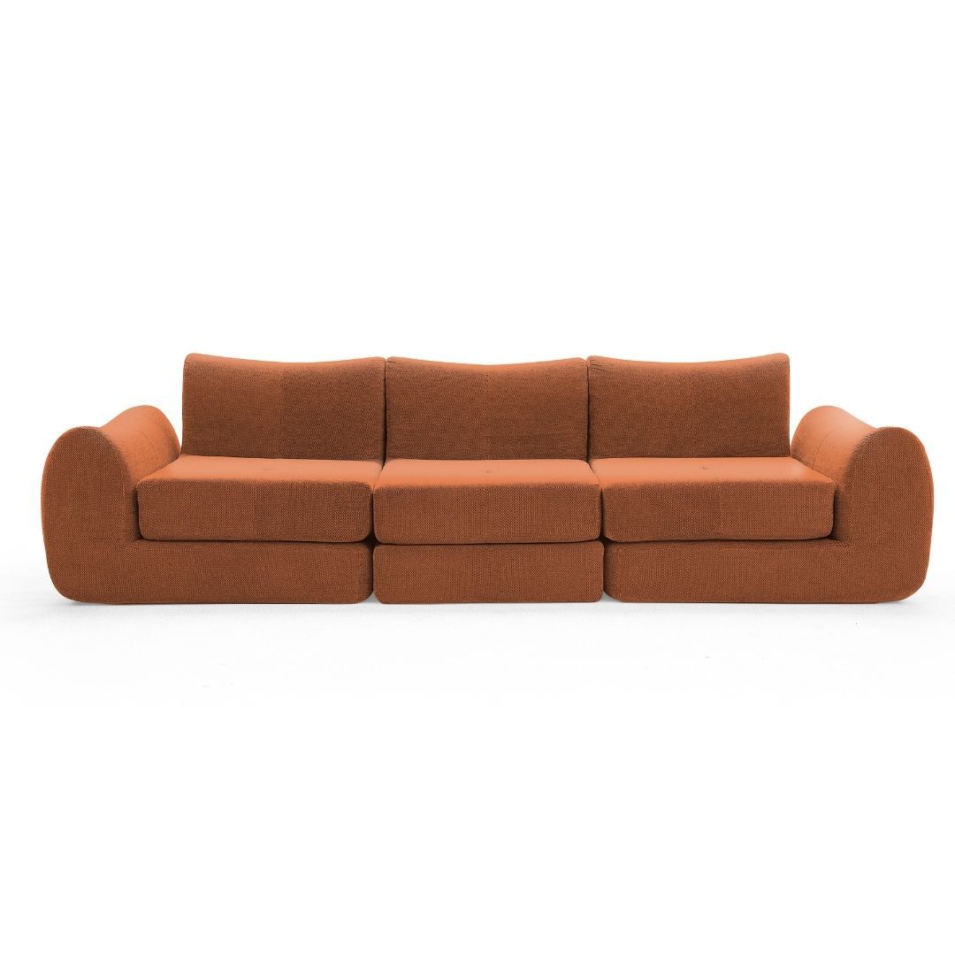 336 CushyCurl 3-Seater Sofabed