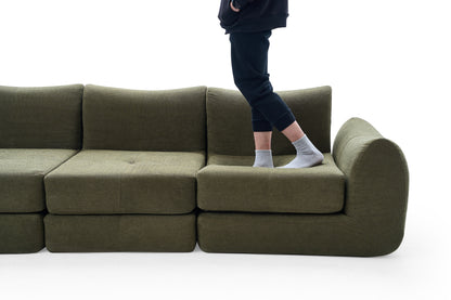 336 CushyCurl 5-Seater Sofabed
