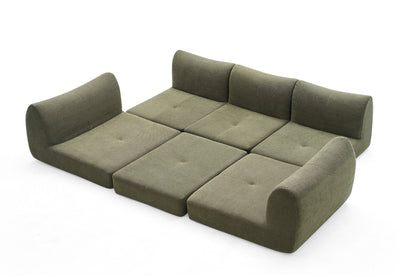 336 CushyCurl 3-Seater Sofabed