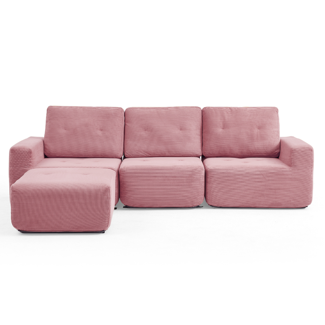 411 Squaricle 3-Seater Sofa