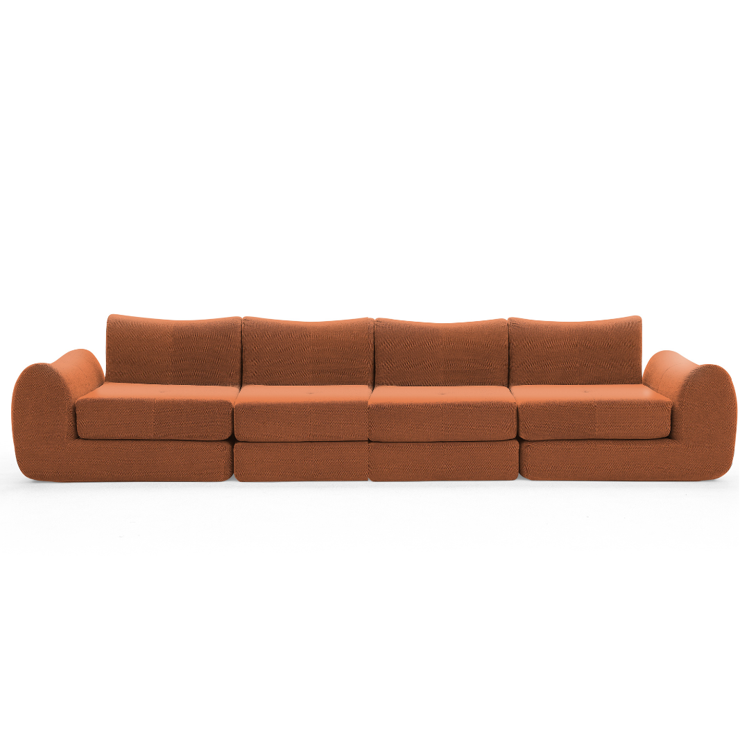336 CushyCurl 4-Seater Sofabed