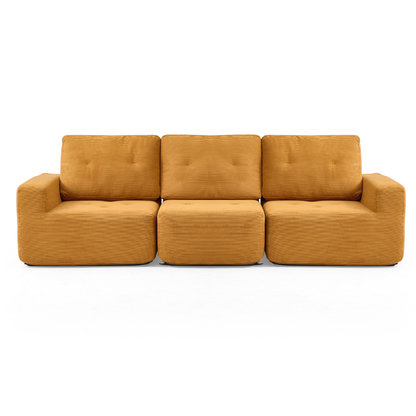 411 Squaricle 3-Seater Sofa