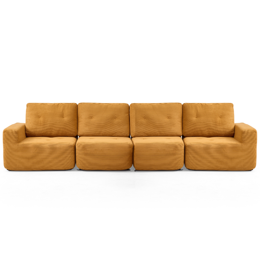 411 Squaricle 4-Seater Sofa
