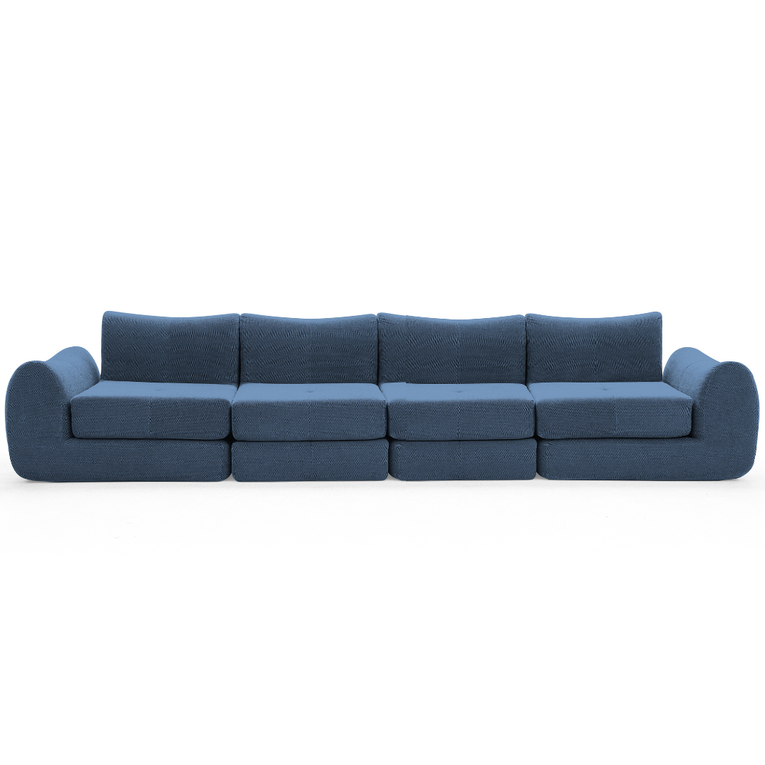 336 CushyCurl 4-Seater Sofabed