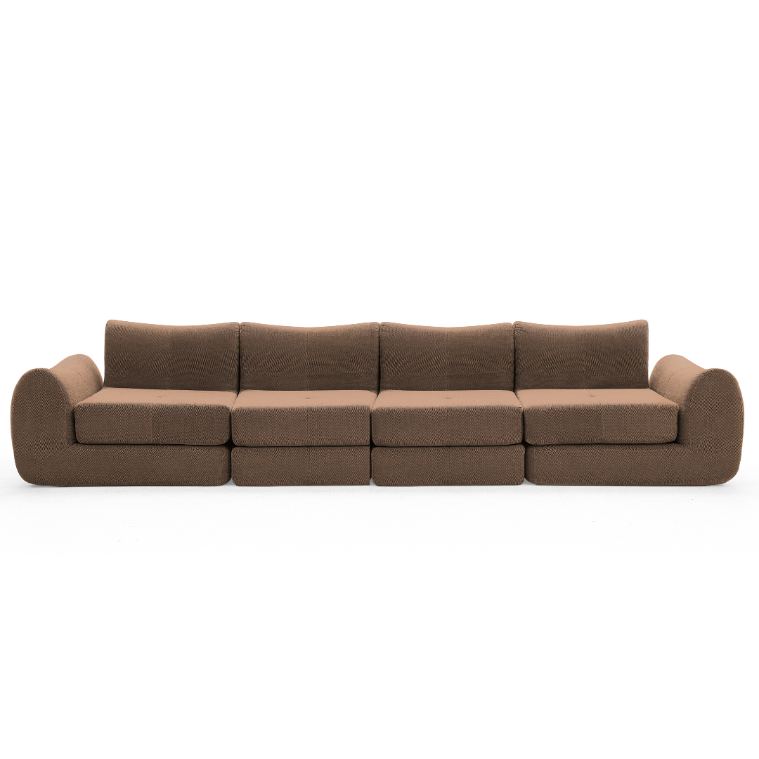 336 CushyCurl 4-Seater Sofabed