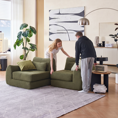 morphie CushyCurl 4-Seater Sofabed