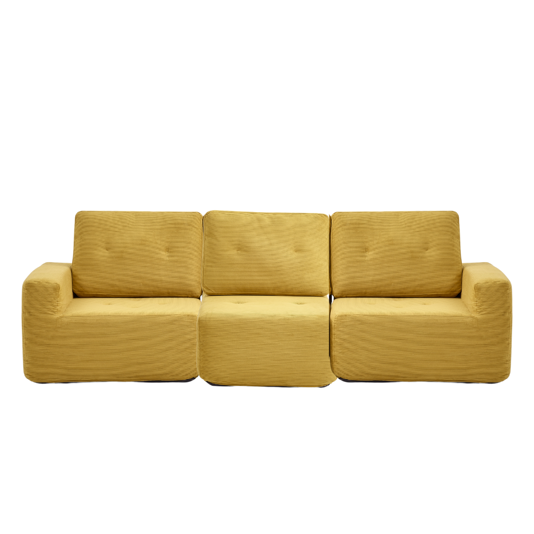 411 Squaricle 3-Seater Sofa