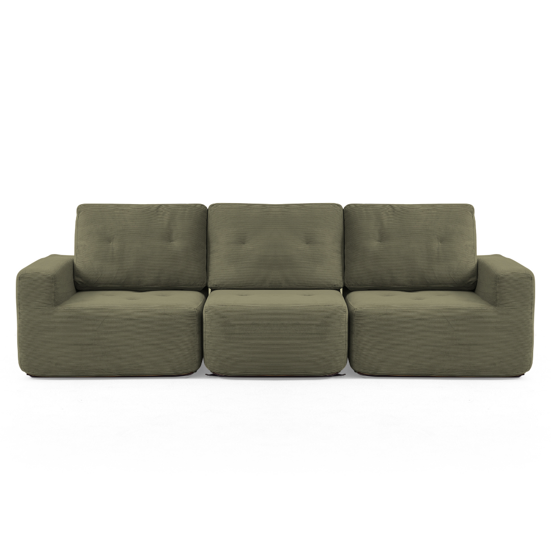 411 Squaricle 3-Seater Sofa