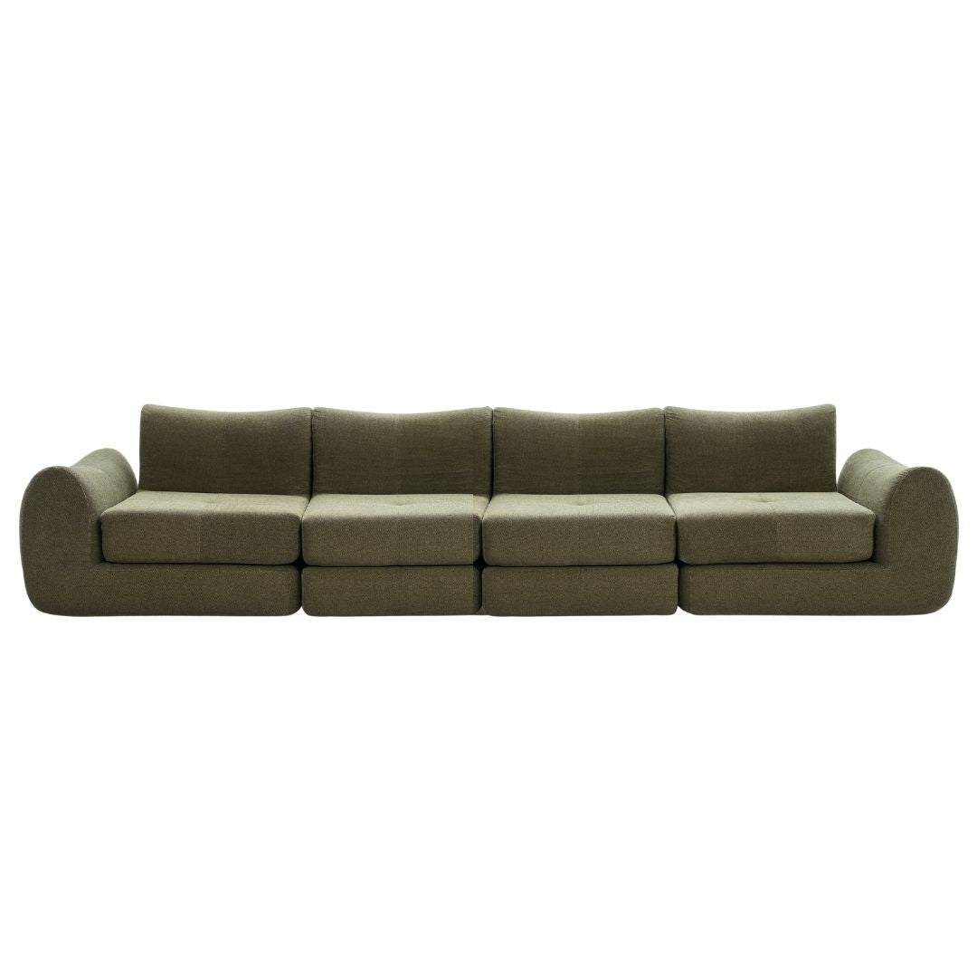 336 CushyCurl 4-Seater Sofabed