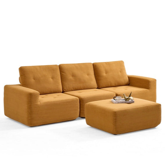 411 Squaricle 3-Seater Sofa