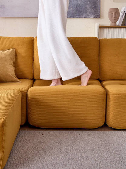 411 Squaricle 3-Seater Sofa