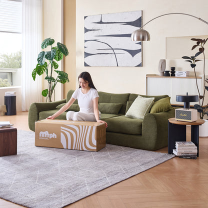 336 CushyCurl 4-Seater Sofabed