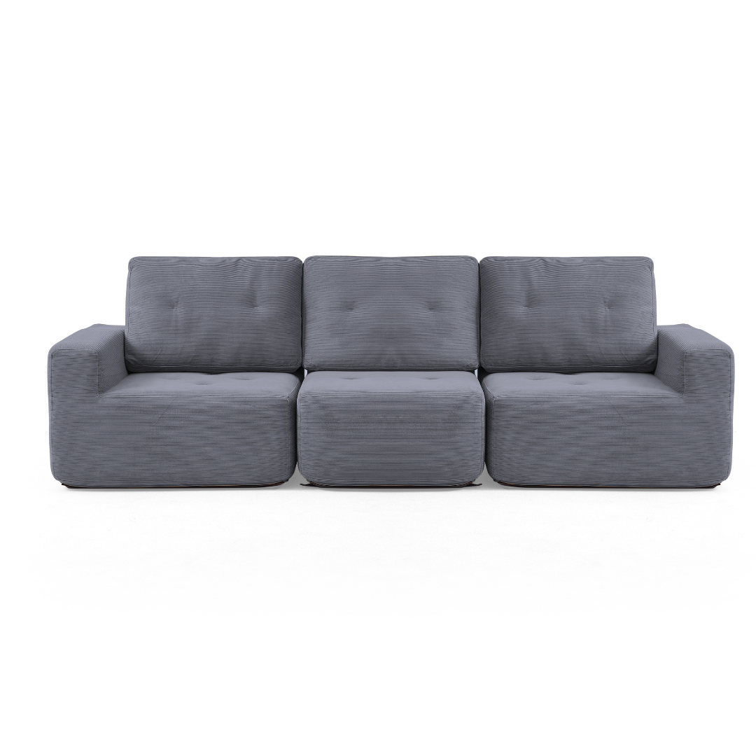 411 Squaricle 3-Seater Sofa