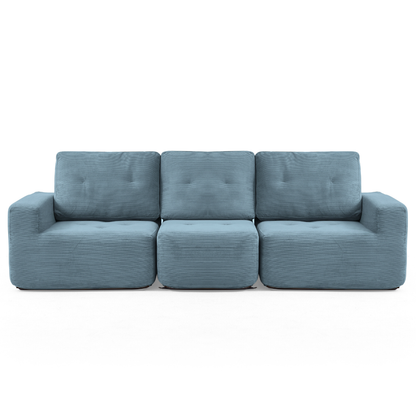411 Squaricle 3-Seater Sofa