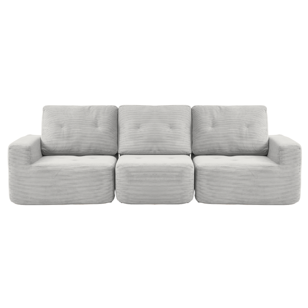 411 Squaricle 3-Seater Sofa