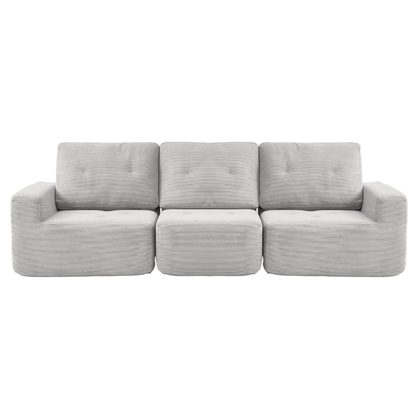 411 Squaricle 3-Seater Sofa