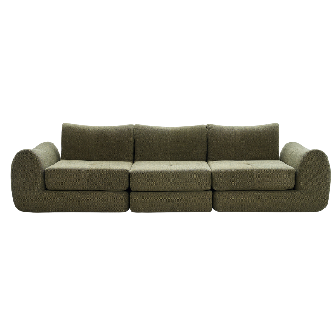 336 CushyCurl 3-Seater Sofabed