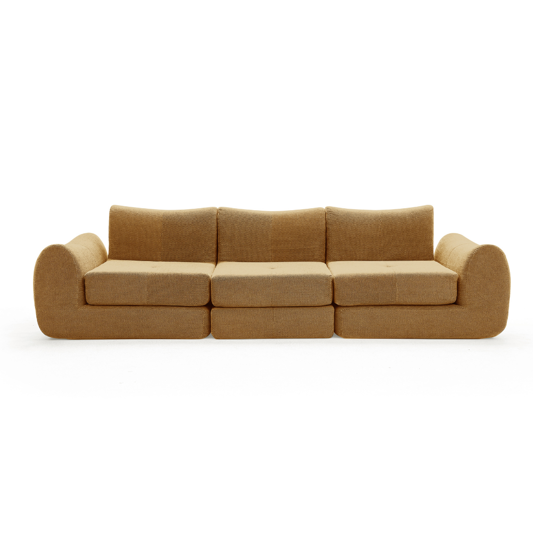 336 CushyCurl 3-Seater Sofabed